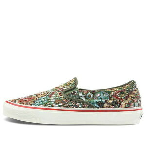 Vans �o���Y �����Y �X�j�[�J�[ �yVans Nigel Cabourn x OG Classic Slip-On LX 'Carpet Green Mix' VN0A45JK9T9�z �T�C�Y US_7.5(25.5cm)