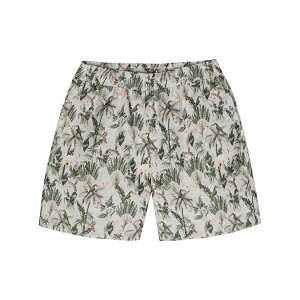 �v���W���[�Y �����Y �J�W���A���p���c �{�g���X Parrot jacquard bermuda shorts Grey
