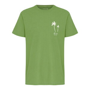 �I�X�N���� �����Y T�V���c �g�b�v�X Stone palm t-shirt Green