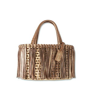 �i�i�J�C ���f�B�[�X �g�[�g�o�b�O �o�b�O Jackie fringed tote bag Gold