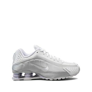�i�C�L ���f�B�[�X �X�j�[�J�[ �V���[�Y Shox r4 white/metallic platinum sneakers White