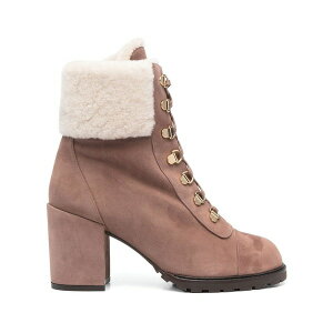 �X�`���A�[�g ���C�c�}�� ���f�B�[�X �u�[�c �V���[�Y 90mm ankle lace-up fastening boots Brown