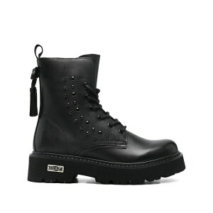 �J���g ���f�B�[�X �u�[�c �V���[�Y Lace-up studded boots Black