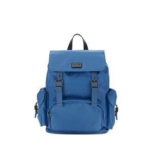 �|�[���A���h�V���[�N �����Y �o�b�N�p�b�N�E�����b�N�T�b�N �o�b�O Milano leather-trim backpack Blue