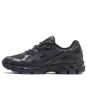 ASICS �A�V�b�N�X �����Y �X�j�[�J�[ �yASICS x Needles Gel-NYC 'Black Purple' 1201B008-001�z �T�C�Y US_6(24.0cm)