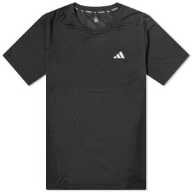 アディダス メンズ Tシャツ トップス Adidas Ultimate Knit T-Shirt Black