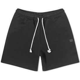 アクネ ストゥディオズ メンズ カジュアルパンツ ボトムス Acne Studios Forge Face Sweat Shorts Black