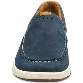 フローシャイム メンズ スニーカー シューズ Men's Crossover Moc Toe Slip On Sneaker Navy Nubuck