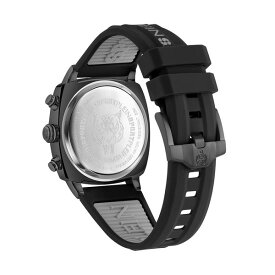 プレインスポーツ レディース 腕時計 アクセサリー Men's Wildcat Black Silicone Strap Watch 40mm Black
