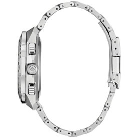 シチズン レディース 腕時計 アクセサリー Eco-Drive Men's Chronograph Promaster Skyhawk Stainless Steel Bracelet Watch 46mm Silver-tone