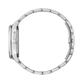 シチズン レディース 腕時計 アクセサリー Women's Calendrier Diamond Accent Stainless Steel Bracelet Watch 37mm Silver