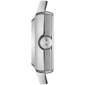 ティソット レディース 腕時計 アクセサリー Women's Swiss Lovely Square Stainless Steel Bracelet Watch 20mm Grey