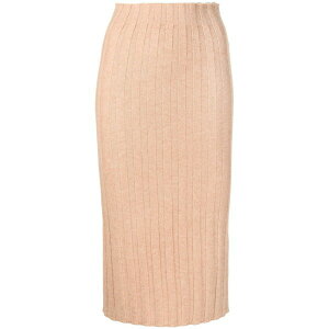 �J�V�~�A �C�� ���u ���f�B�[�X �X�J�[�g �{�g���X Lenny cashmere pencil skirt Brown