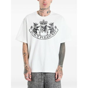 �v���W���[�Y �����Y T�V���c �g�b�v�X Skull crest t-shirt White