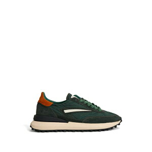 �f�C�g �����Y �X�j�[�J�[ �V���[�Y Panelled suede sneakers Green