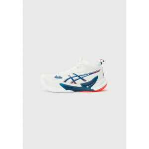 AVbNX Y tBbglX X|[c METARISE - Handball shoes - white/mako blue