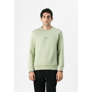 g~[ qtBK[ fB[X p[J[EXEFbgVc AE^[ LOGO TIPPED CREW NECK - Sweatshirt - earth sage