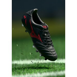 ミズノ メンズ フィットネス スポーツ MORELIA NEO IV PRO MIX - Soft-ground football boots - black/red