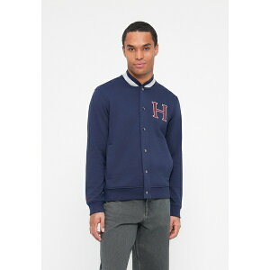 nPbg h Y WPbgu] AE^[ HERITAGE VARSITY - Bomber Jacket - ink blue