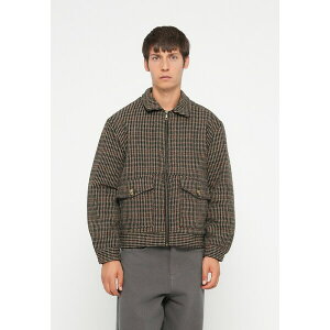 fBt@C x Y WPbgu] AE^[ EMILIO JACKET BOXY FIT - Bomber Jacket - travertine