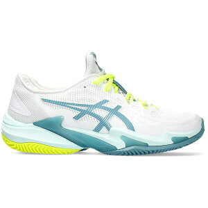 ASICS �A�V�b�N�X ���f�B�[�X �X�j�[�J�[ �yASICS Court FF 3 Clay White Soothing Sea (Women's)�z �T�C�Y US_6.5(23.5cm) White/Soothing Sea