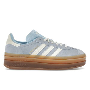 adidas �A�f�B�_�X ���f�B�[�X �X�j�[�J�[ �yadidas Gazelle Bold Clear Sky Cream (Women's)�z �T�C�Y US_5(22.0cm) Clear Sky/Cream White/Gold Metallic