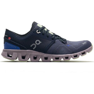 On �I�� ���f�B�[�X �X�j�[�J�[ �yOn Running Cloud X 3 Midnight Heron (Women's)�z �T�C�Y US_W_11 Midnight/Heron