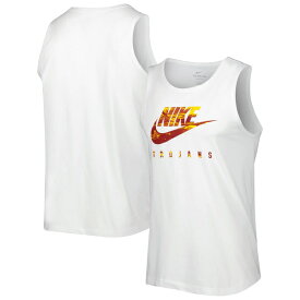 ナイキ メンズ Tシャツ トップス USC Trojans Nike Spring Break Futura Performance Tank Top White