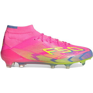 adidas �A�f�B�_�X ���f�B�[�X �X�j�[�J�[ �yadidas F50 Elite Mid-Cut FG Mystic Victory Pack (Women's)�z �T�C�Y US_8(25.0cm) Lucid Pink/Lucid Lemon/Blue Fusion
