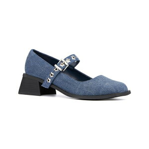 �I���r�A�~���[ ���f�B�[�X �T���_�� �V���[�Y Women's Asteroid Maryjane Flats Medium blue