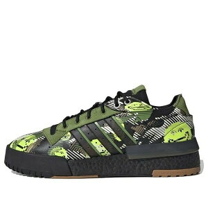 adidas �A�f�B�_�X �����Y �X�j�[�J�[ �yadidas Rivalry Rmlow 'Black Green' GZ7841�z �T�C�Y US_M_4