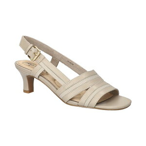�C�[�W�[�X�g���[�g ���f�B�[�X �T���_�� �V���[�Y Women's Meghan Slingback Heeled Sandals Mushroom Oatmeal Linen