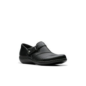 N[NX fB[X IbNXtH[h V[Y Women's Collection Ashland Gem Slip On Shoes Black Leather