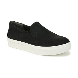 hN^[EV[ fB[X Xj[J[ V[Y Women's Madison Cloud Slip On Sneakers Black Faux Leather