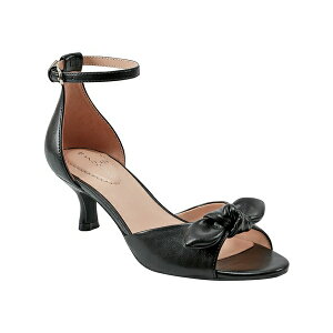oh[m fB[X T_ V[Y Women's Andora Kitten Heel Bow Detail Dress Sandals Black