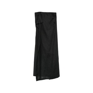 ���r�A�i�R���e�B ���f�B�[�X �����s�[�X �g�b�v�X Strapless draped asymmetric dress Black