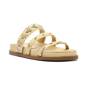 AbcH fB[X T_ V[Y Women's Mila Slip-On Flatform Sandals Natural