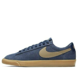 Nike �i�C�L �����Y �X�j�[�J�[ �yNike Blazer Low SB 'Navy Gum' 704939-403�z �T�C�Y US_11(29.0cm)