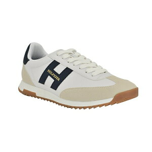 トミー ヒルフィガー メンズ スニーカー シューズ Men's Ganibel Fashion Jogger Sneakers Ivory/White/Navy