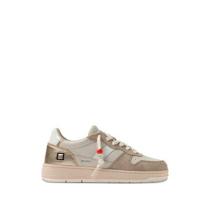 �f�C�g ���f�B�[�X �X�j�[�J�[ �V���[�Y Panelled leather sneakers Neutrals