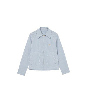 �t�H���e�� �����Y �W���P�b�g���u���]�� �A�E�^�[ Zuma striped zip-up overshirt Blue