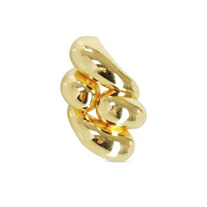 �t�F�f���J�E�g�V ���f�B�[�X �����O �A�N�Z�T���[ Big isa curved ring Gold