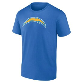 ファナティクス メンズ Tシャツ トップス Los Angeles Chargers Fanatics Branded Father's Day TShirt Powder Blue