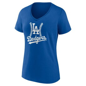 ファナティクス レディース Tシャツ トップス Shohei Ohtani Los Angeles Dodgers Fanatics Branded Women's Fastball Player Name & Number VNeck TShirt Royal