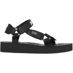 Palm Angels �p�[���E�G���W�F���X �����Y �X�j�[�J�[ �yPalm Angels Depa Sandals x Suicoke Black�z �T�C�Y US_12(30.0cm) Black