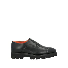 【送料無料】 サントーニ メンズ ドレスシューズ シューズ Lace-up shoes Black