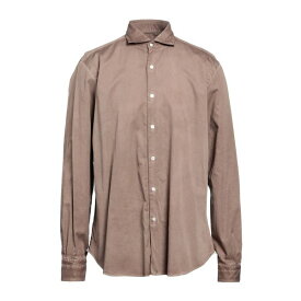 【送料無料】 ダンディライフ バイ バルバ メンズ シャツ トップス Shirts Brown