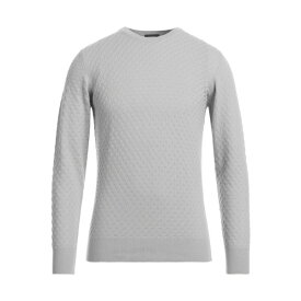 【送料無料】 ロッソピューロ メンズ ニット&セーター アウター Sweaters Light grey