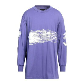 【送料無料】 ワイスリー メンズ カットソー トップス T-shirts Purple
