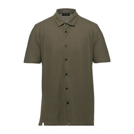 【送料無料】 ロベルトコリーナ メンズ シャツ トップス Shirts Military green